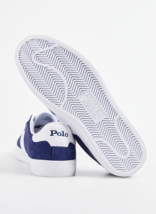 Polo Ralph Lauren Lacivert Erkek Deri Sneaker Court Vlc Pp - Görsel 5