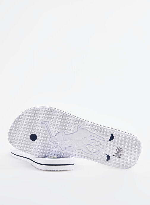 Polo Ralph Lauren Beyaz Erkek Plaj Terliği Bolt - Görsel 5