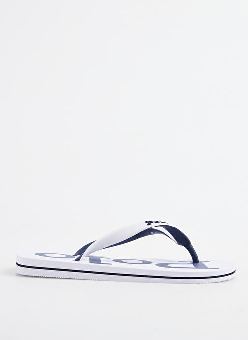 Polo Ralph Lauren Beyaz Erkek Plaj Terliği Bolt - Görsel 2