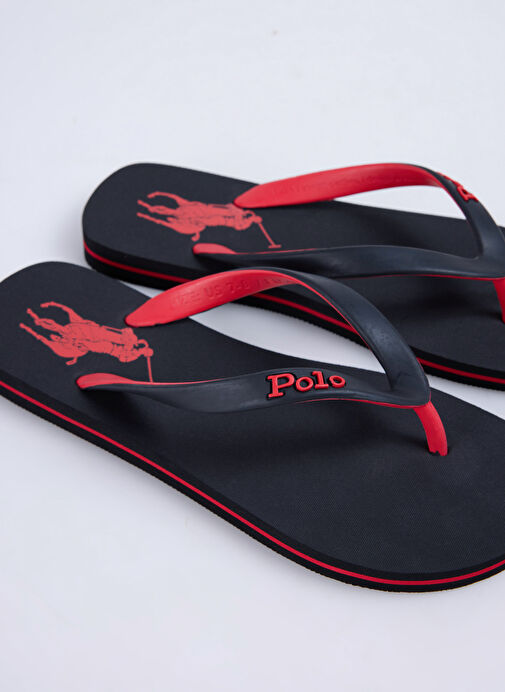 Polo Ralph Lauren Siyah Erkek Plaj Terliği BOLT - Görsel 6