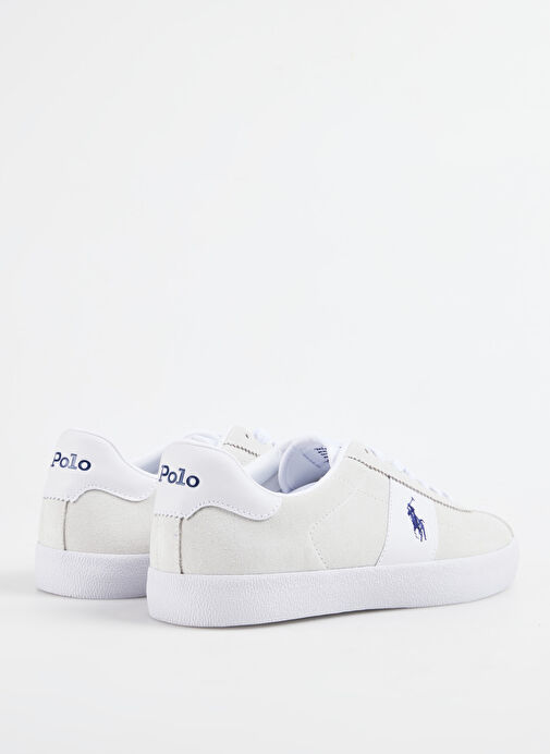 Polo Ralph Lauren Beyaz Erkek Deri Sneaker Court Vlc Pp - Görsel 4