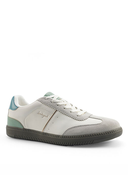 Lumberjack Beyaz Kadın Süet + Deri Sneaker A10193908812010 - Görsel 3