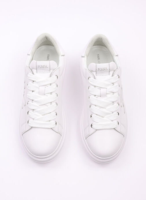 KARL LAGERFELD Beyaz Erkek Sneaker KAPRI MENS Signia Patch Embro - Görsel 4