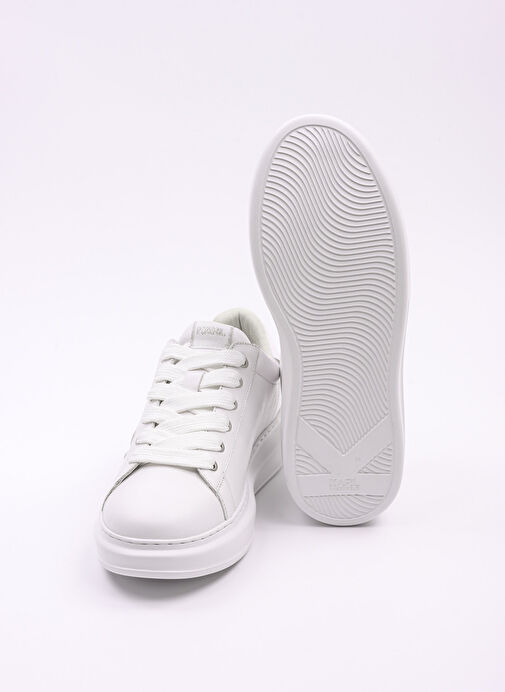 KARL LAGERFELD Beyaz Erkek Sneaker KAPRI MENS Signia Patch Embro - Görsel 5