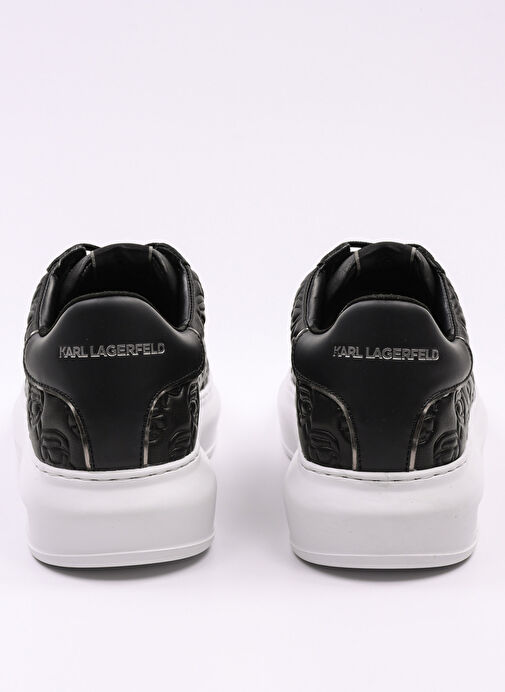 KARL LAGERFELD Siyah Erkek Sneaker KAPRI MENS NFT Emboss Lo Lace - Görsel 6