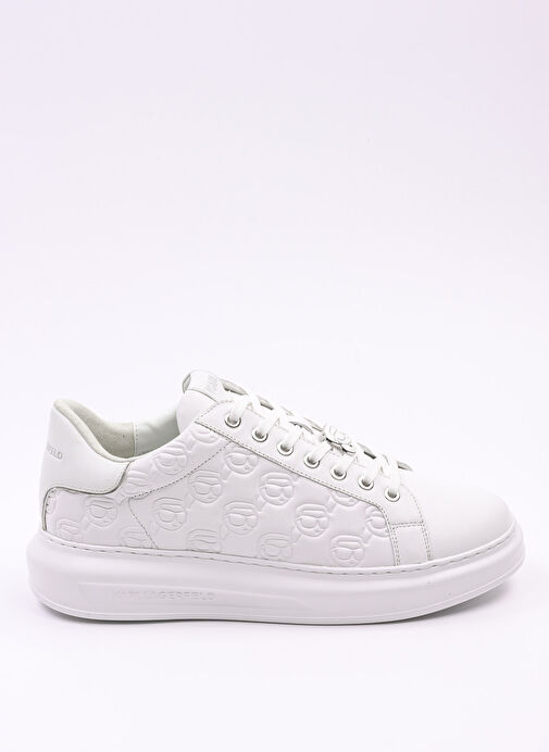 KARL LAGERFELD Beyaz Erkek Sneaker KAPRI MENS NFT Emboss Lo Lace - Görsel 2