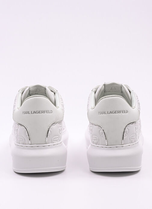KARL LAGERFELD Beyaz Erkek Sneaker KAPRI MENS NFT Emboss Lo Lace - Görsel 6