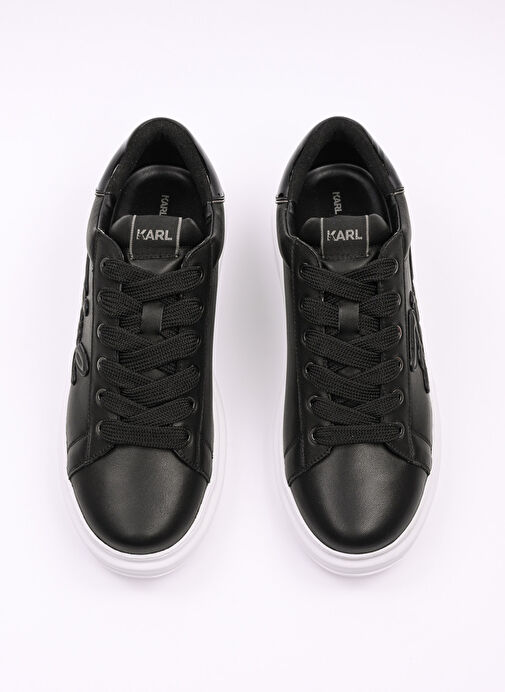 KARL LAGERFELD Siyah Erkek Sneaker KAPRI MENS Signia Patch Embro - Görsel 4