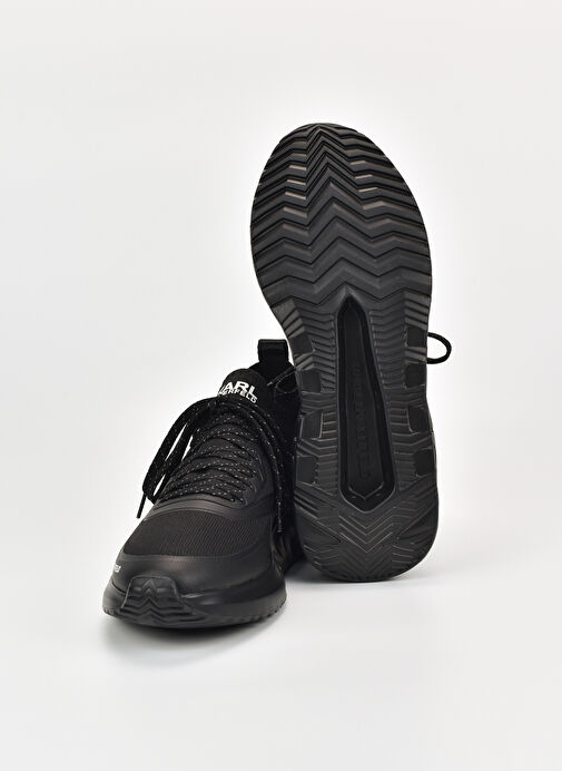 KARL LAGERFELD Siyah Erkek Sneaker K/KITE RUN Knit Sock Lo - Görsel 5