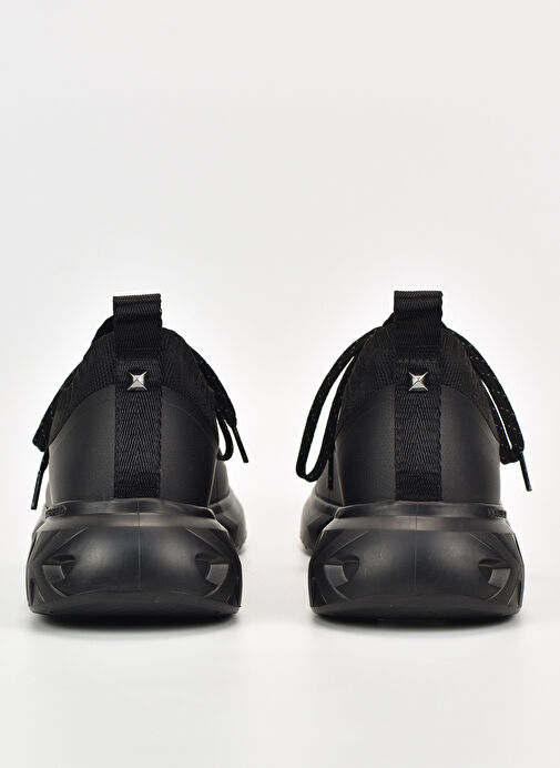 KARL LAGERFELD Siyah Erkek Sneaker K/KITE RUN Knit Sock Lo - Görsel 6