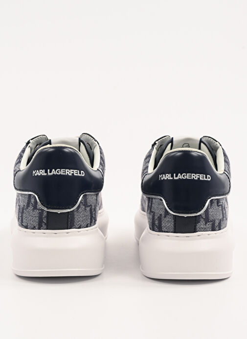 KARL LAGERFELD Lacivert Erkek Sneaker KAPRI MENS Jacquard Lo Lace - Görsel 6