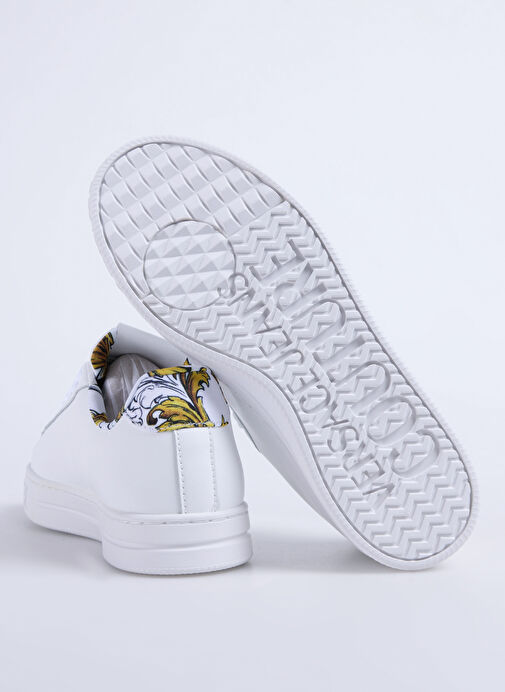 Versace Jeans Couture Beyaz Kadın Deri Sneaker 78VA3SKL - Görsel 5