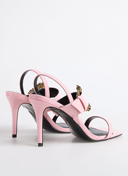 Versace Jeans Couture Pembe Kadın Topuklu Ayakkabı 78VA3S71 - Görsel 4