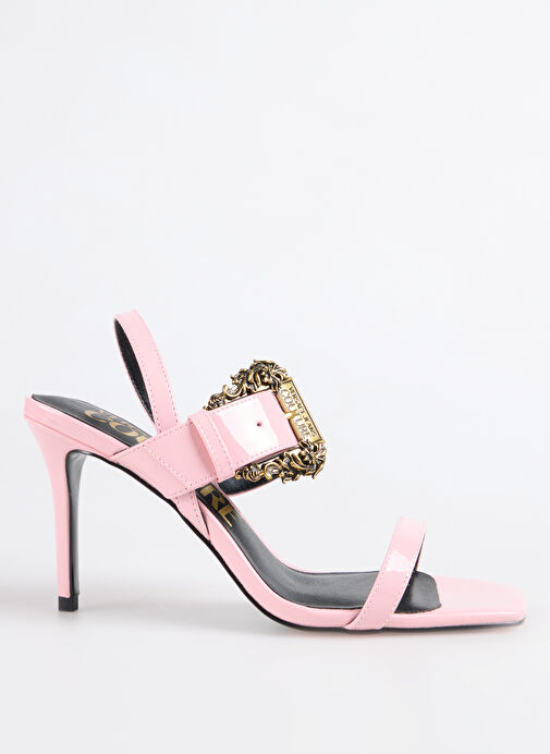Versace Jeans Couture Pembe Kadın Topuklu Ayakkabı 78VA3S71 - Görsel 2