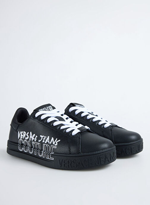 Versace Jeans Couture Siyah Erkek Sneaker FONDO COURT 88 DIS. SKC - Görsel 3