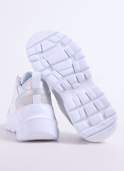 Versace Jeans Couture Beyaz Kadın Deri Sneaker 78VA3SC2 - Görsel 6