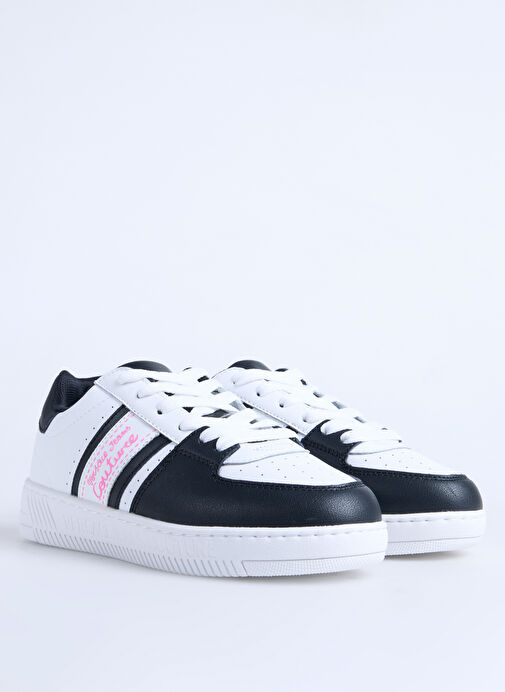 Versace Jeans Couture Beyaz Kadın Deri Sneaker 78VA3SJ7 - Görsel 3