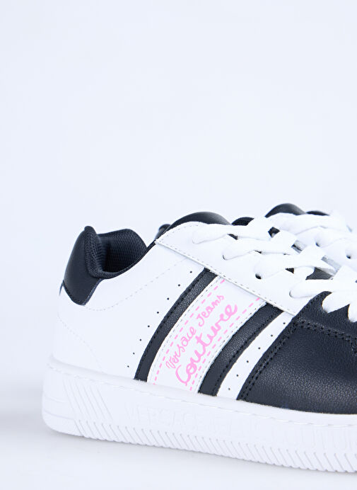 Versace Jeans Couture Beyaz Kadın Deri Sneaker 78VA3SJ7 - Görsel 6