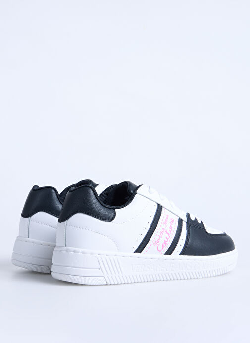 Versace Jeans Couture Beyaz Kadın Deri Sneaker 78VA3SJ7 - Görsel 4