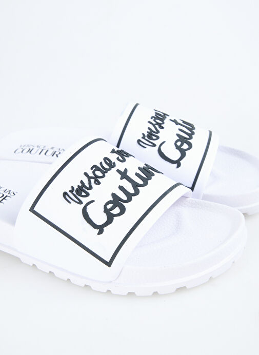 Versace Jeans Couture Beyaz Kadın Terlik 78VA3SQ2 - Görsel 6