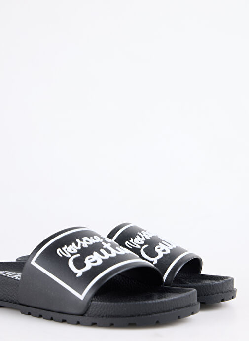 Versace Jeans Couture Siyah Kadın Terlik 78VA3SQ2 - Görsel 6