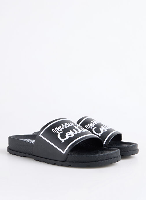 Versace Jeans Couture Siyah Kadın Terlik 78VA3SQ2 - Görsel 3