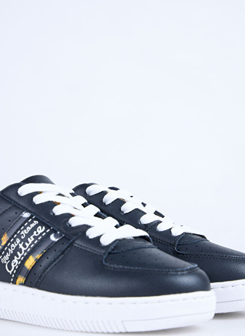 Versace Jeans Couture Siyah Kadın Deri Sneaker 78VA3SJ7 - Görsel 6