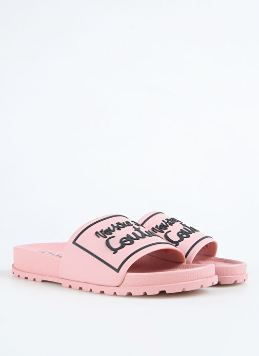Versace Jeans Couture Pembe Kadın Terlik 78VA3SQ2 - Görsel 6