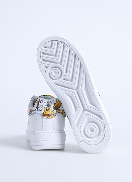 Versace Jeans Couture Beyaz Kadın Deri Sneaker 78VA3SJ7 - Görsel 5