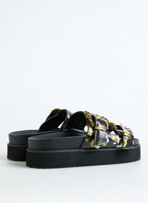 Versace Jeans Couture Siyah Kadın Terlik 78VA3SM1 - Görsel 4