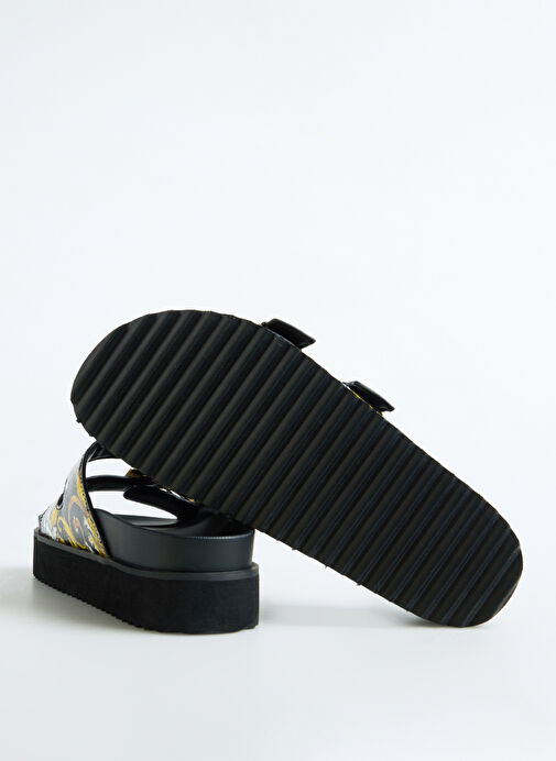 Versace Jeans Couture Siyah Kadın Terlik 78VA3SM1 - Görsel 5