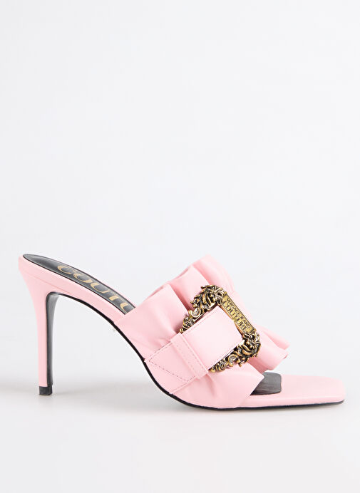Versace Jeans Couture Pembe Kadın Topuklu Ayakkabı 78VA3S70 - Görsel 2