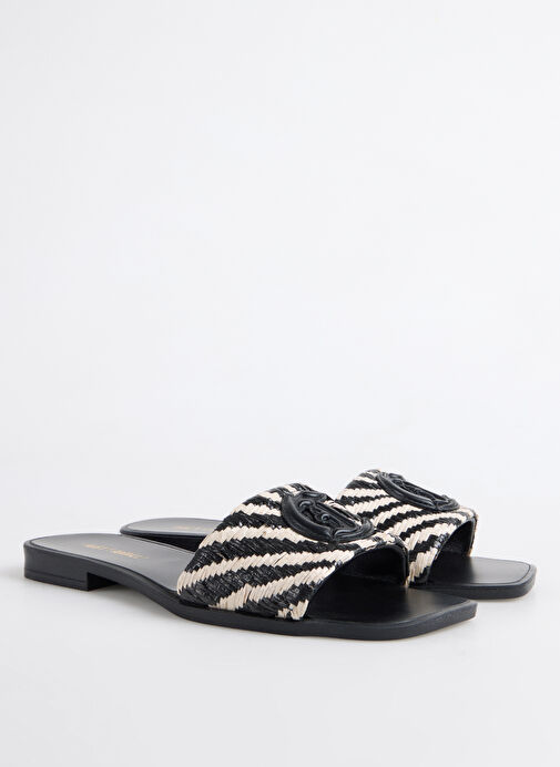 Just Cavalli Beyaz Kadın Terlik 78RA3S91 - Görsel 3