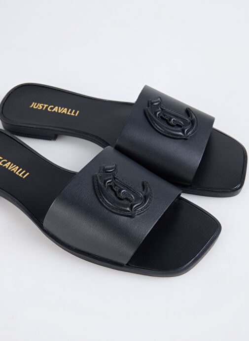 Just Cavalli Siyah Kadın Terlik 78RA3S93 - Görsel 6