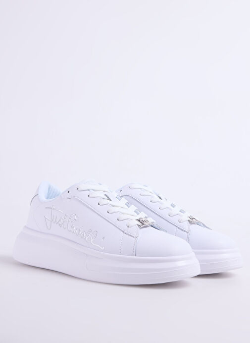 Just Cavalli Beyaz Kadın Deri Sneaker 78RA3SB3 - Görsel 3