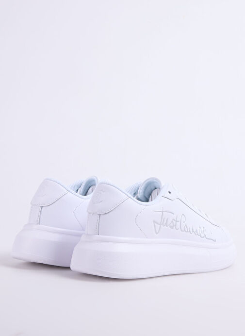 Just Cavalli Beyaz Kadın Deri Sneaker 78RA3SB3 - Görsel 4
