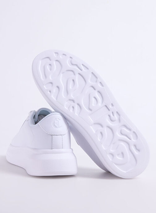 Just Cavalli Beyaz Kadın Deri Sneaker 78RA3SB3 - Görsel 5