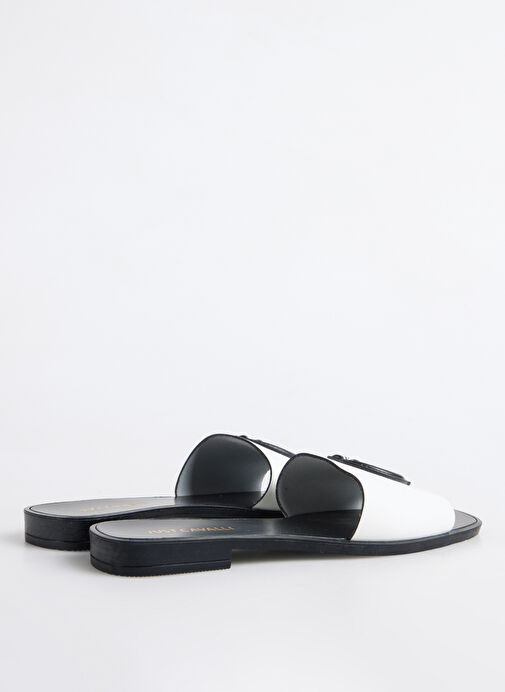 Just Cavalli Beyaz Kadın Terlik 78RA3S93 - Görsel 4