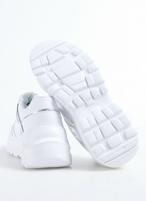 Just Cavalli Beyaz Kadın Deri Sneaker 78RA3SL9 - Görsel 5