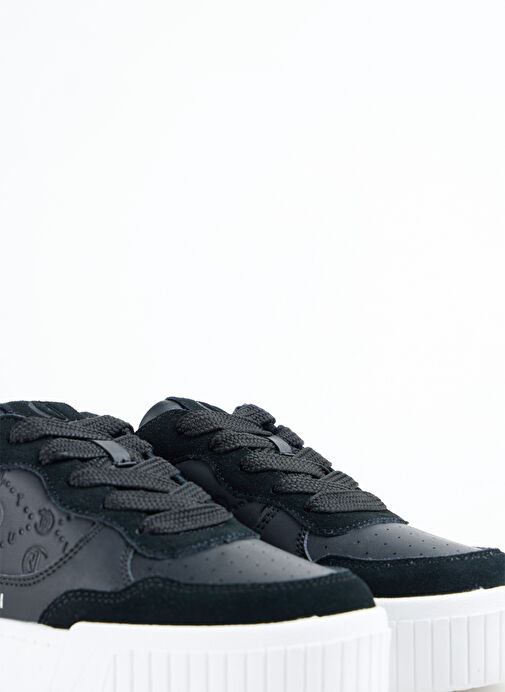 Just Cavalli Siyah Kadın Deri Sneaker 78RA3ST3 - Görsel 6