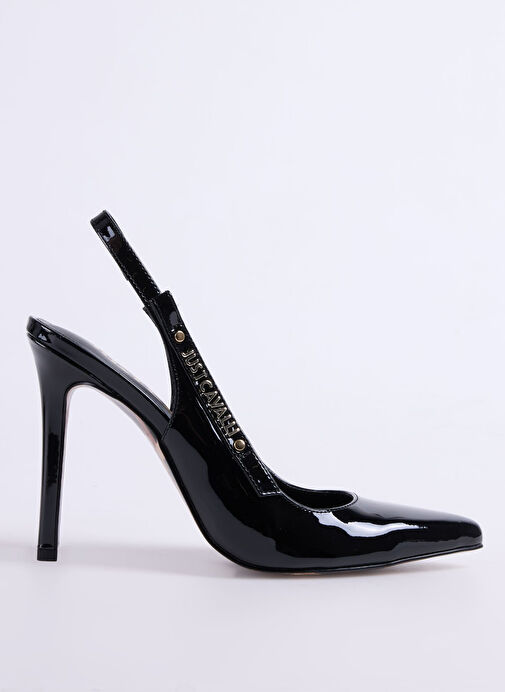 Just Cavalli Siyah Kadın Topuklu Ayakkabı 78RA3S02 - Görsel 2