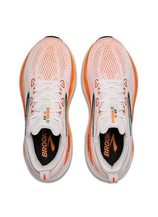 Brooks 1104461D186 Glycerin GTS 22 Beyaz Erkek Koşu Ayakkabısı - Görsel 5