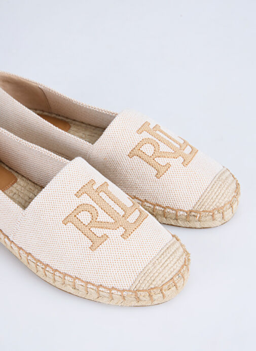 Lauren Ralph Lauren Bej Kadın Espadril 802962171004 - Görsel 6