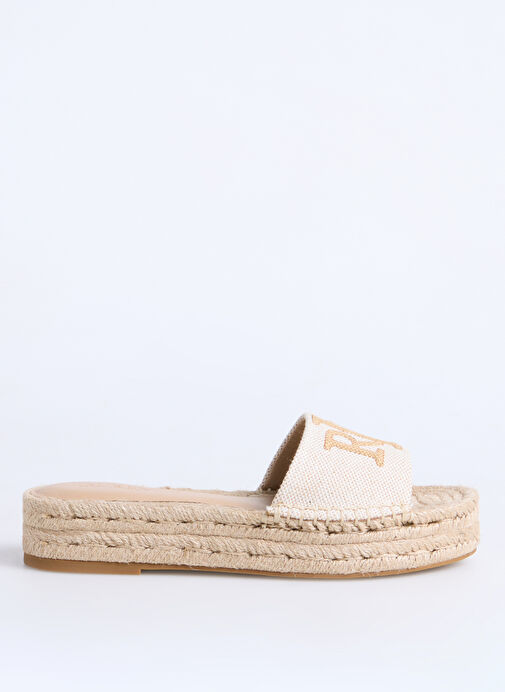 Lauren Ralph Lauren Bej Kadın Topuklu Ayakkabı 802966866001 - Görsel 2