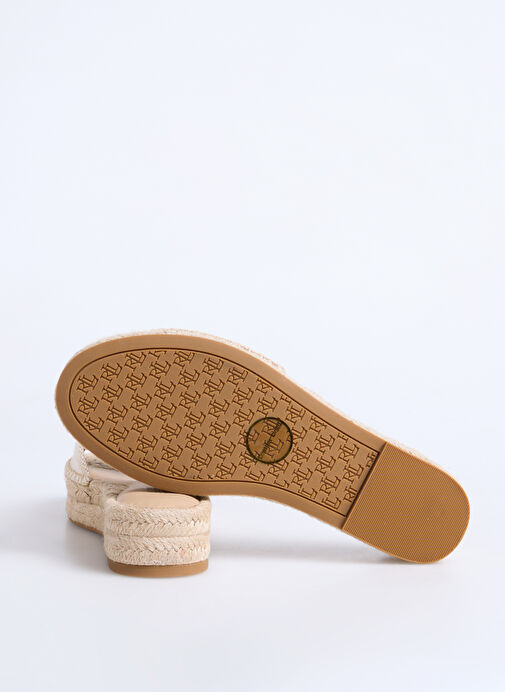 Lauren Ralph Lauren Bej Kadın Topuklu Ayakkabı 802966866001 - Görsel 5