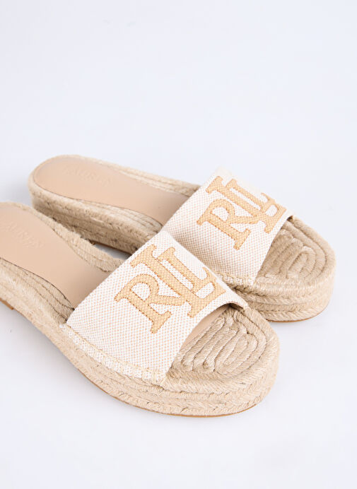 Lauren Ralph Lauren Bej Kadın Topuklu Ayakkabı 802966866001 - Görsel 6