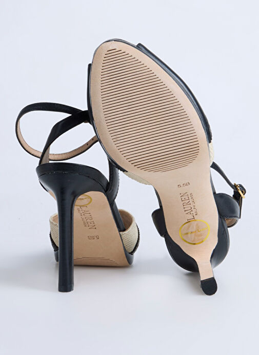 Lauren Ralph Lauren Beyaz Kadın Deri Topuklu Ayakkabı 802961810002 - Görsel 5