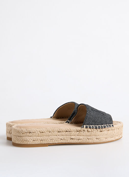 Lauren Ralph Lauren Siyah Kadın Terlik 802966866002 - Görsel 4