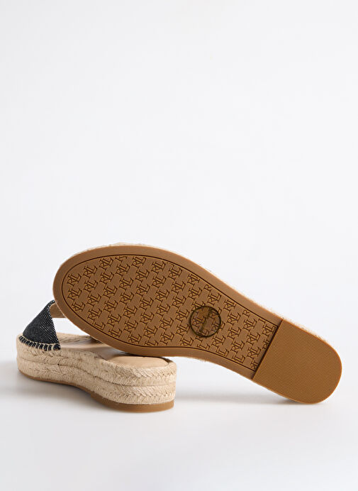 Lauren Ralph Lauren Siyah Kadın Terlik 802966866002 - Görsel 5