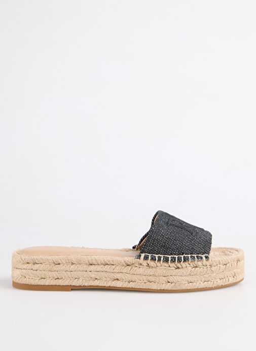 Lauren Ralph Lauren Siyah Kadın Terlik 802966866002 - Görsel 2